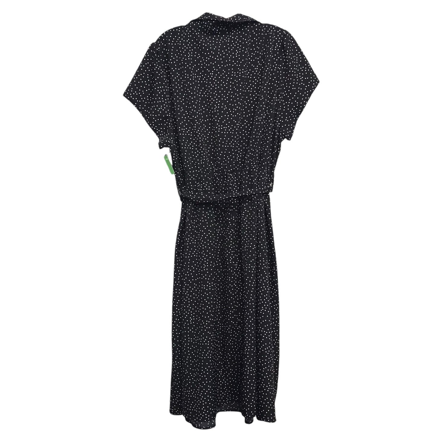Dress Casual Midi By Bloomchic In Black & White, Size:2X
