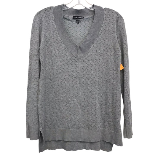 Sweater By Cable And Gauge In Grey, Size:S