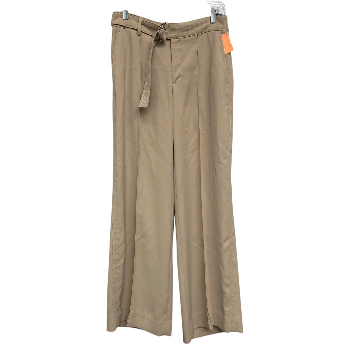 Pants Wide Leg By Banana Republic In Tan, Size:4