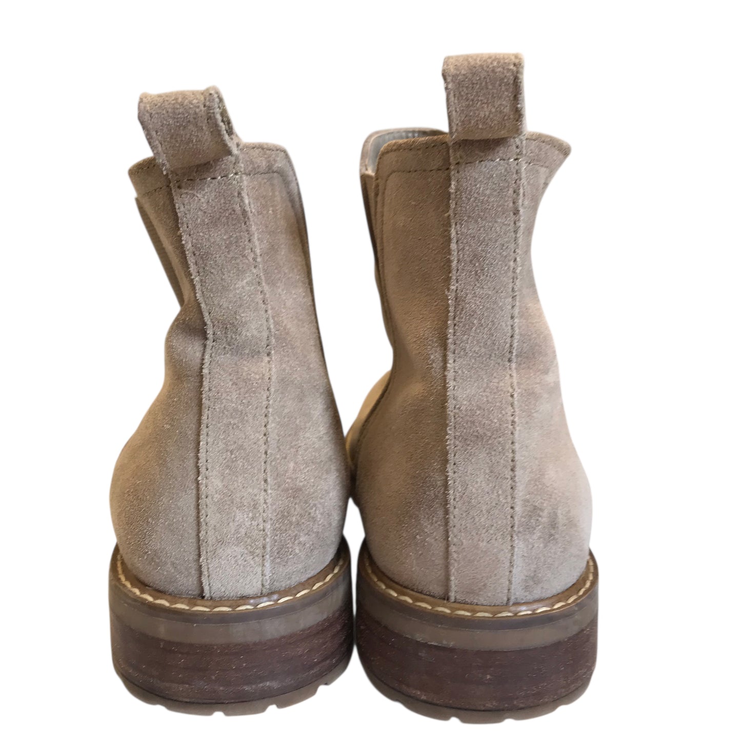 Boots Ankle Flats By Steve Madden In Tan, Size:12