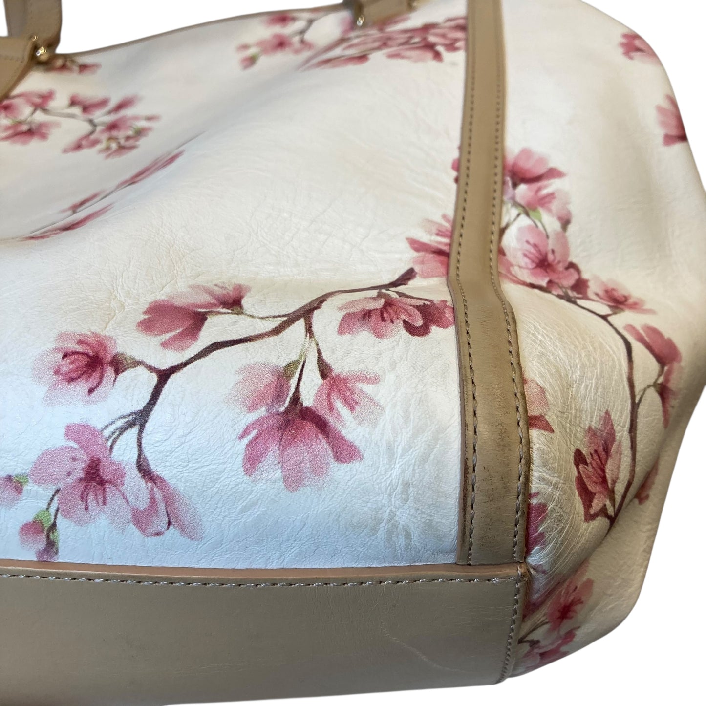 Handbag Designer By Brahmin In Floral Print, Size:Large