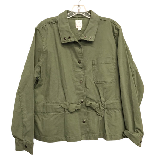 Jacket Other By Lc Lauren Conrad In Green, Size:1X