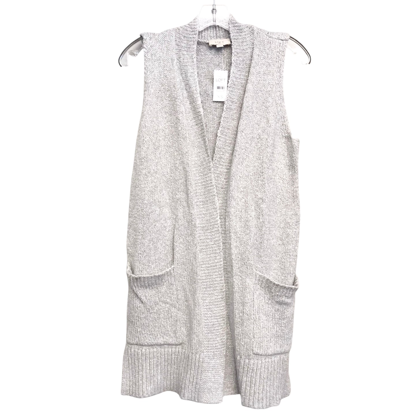 Vest Other By Loft In Grey, Size:Xs