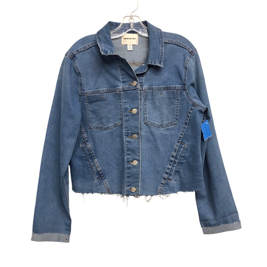 Jacket Denim By Industry In Blue Denim, Size:L