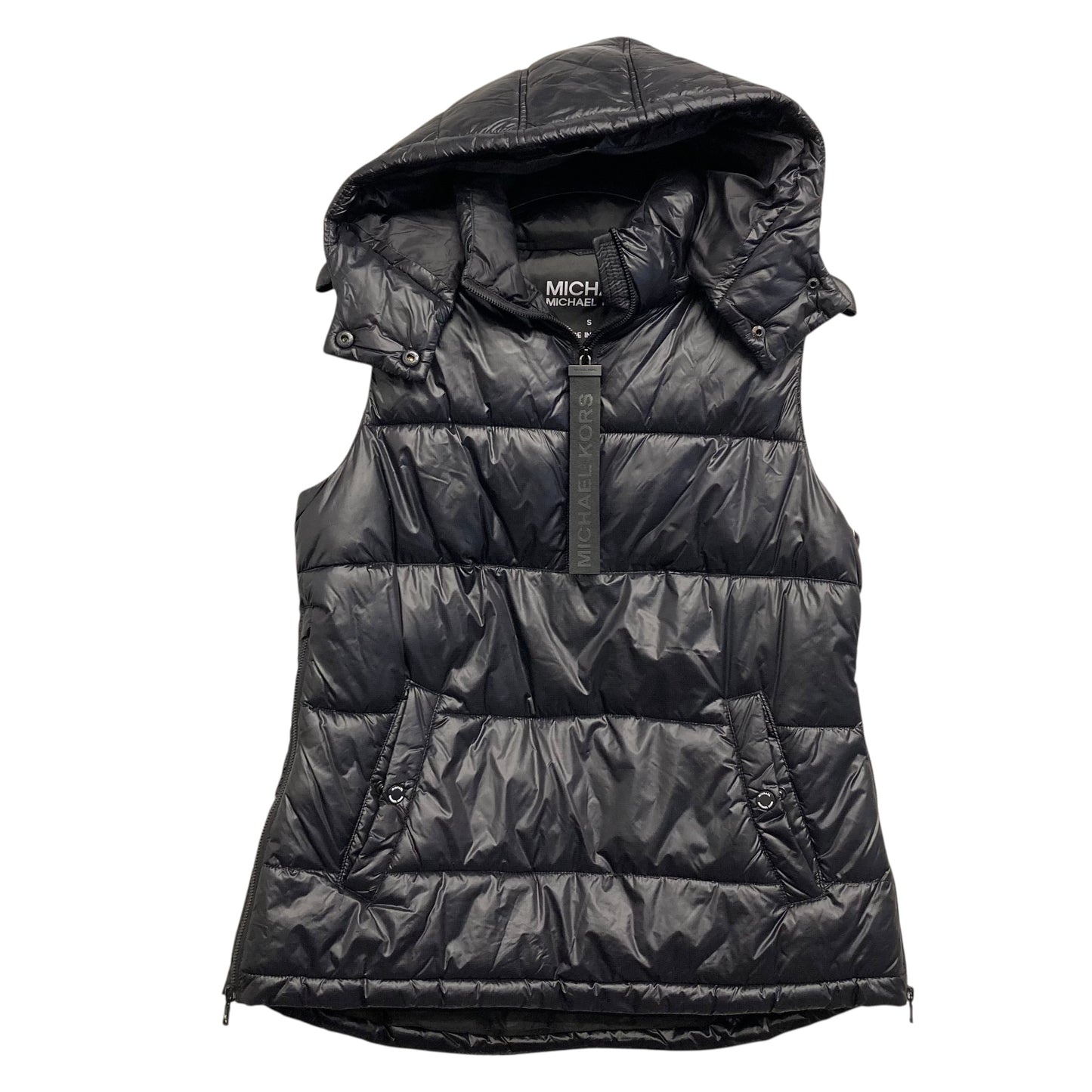 Vest Puffer & Quilted By Michael By Michael Kors In Black, Size:S