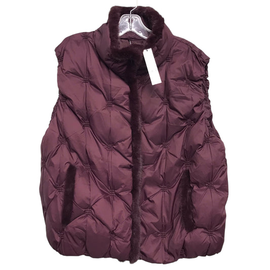Vest Puffer & Quilted By Chicos In Purple, Size:Xl