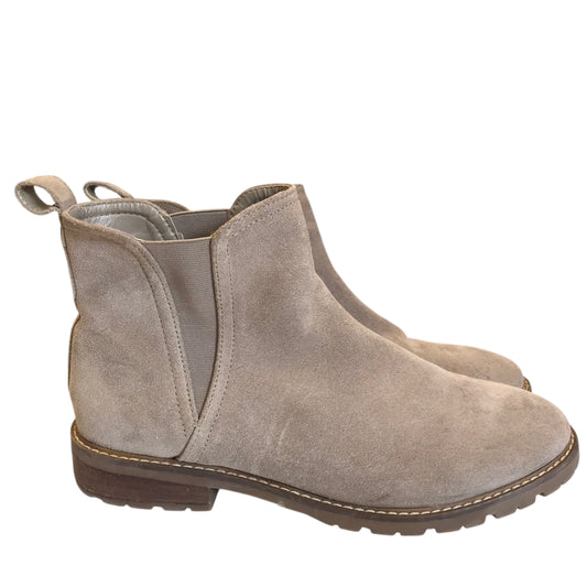Boots Ankle Flats By Steve Madden In Tan, Size:12