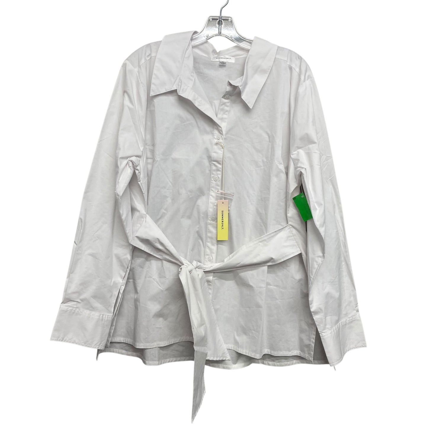 Top Ls By Summersalt In White, Size:Xl