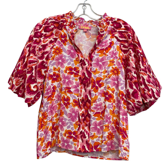 Top 3/4 Sleeve By Thml In Multi, Size:S