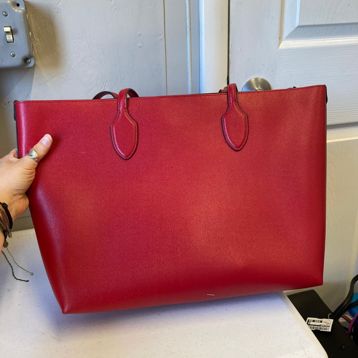 Tote Designer By Kate Spade In Red, Size:Large