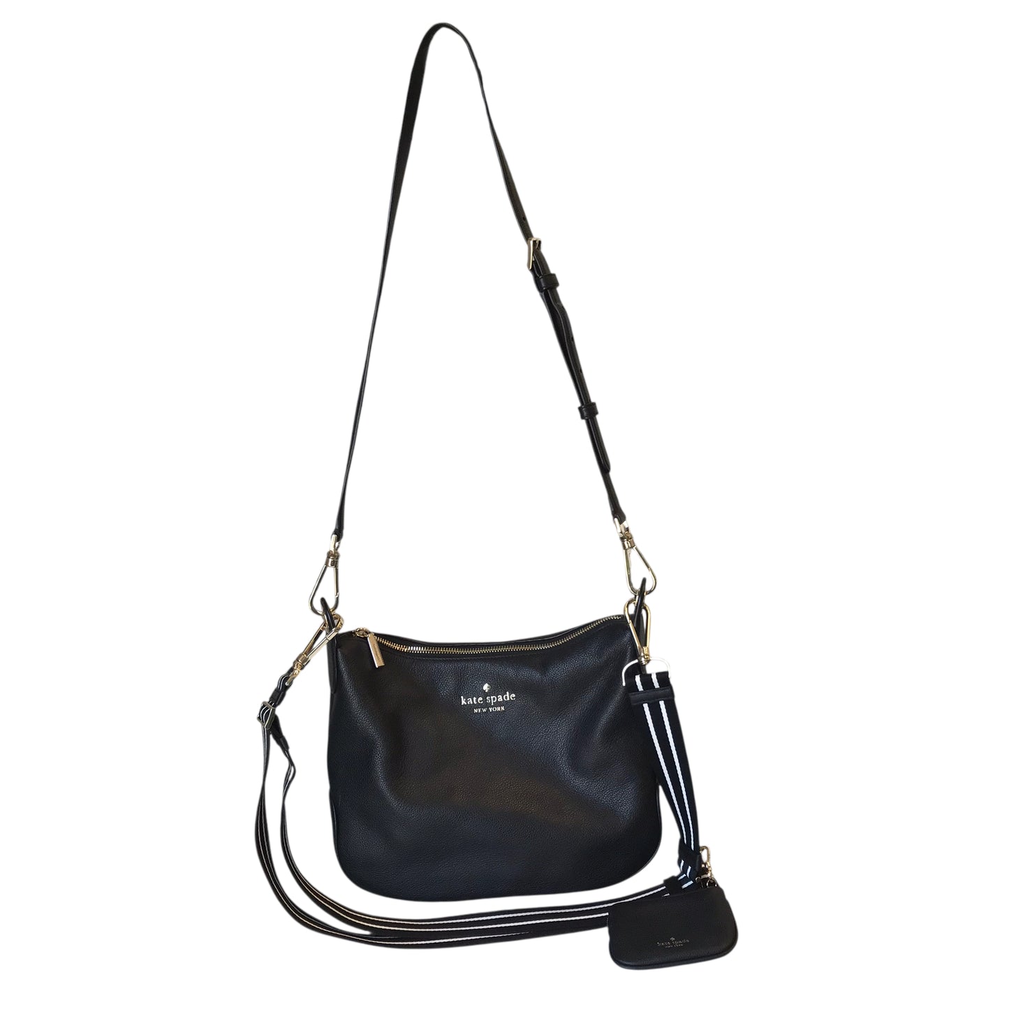 Crossbody Designer By Kate Spade In Black, Size:Medium