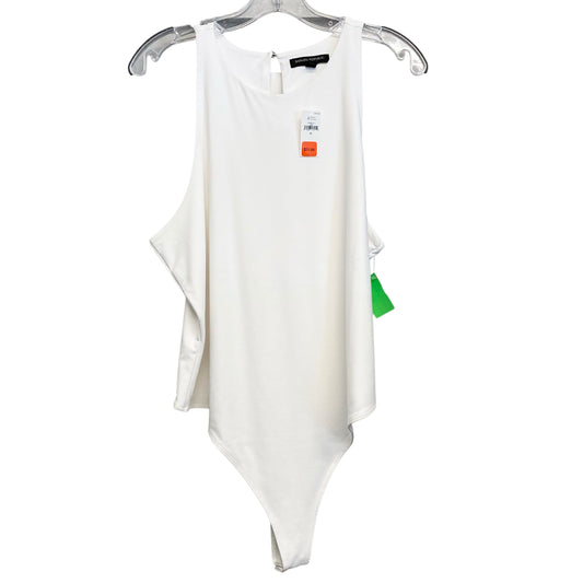 Bodysuit By Banana Republic In White, Size:Xl
