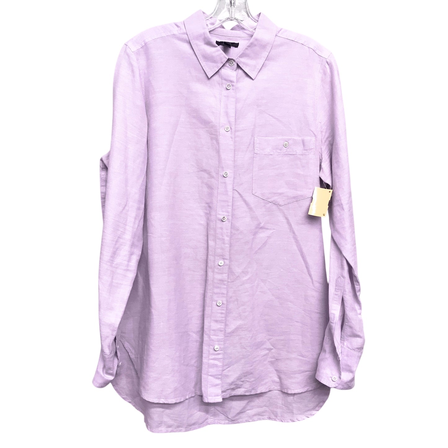 Top Ls By J. Crew In Purple, Size:L