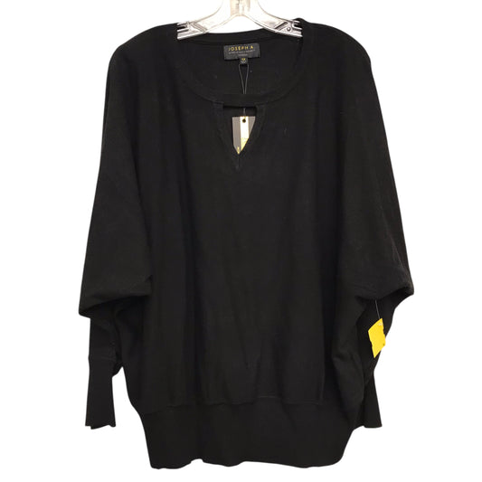 Top Ls Basic By Joseph A. In Black, Size:1X