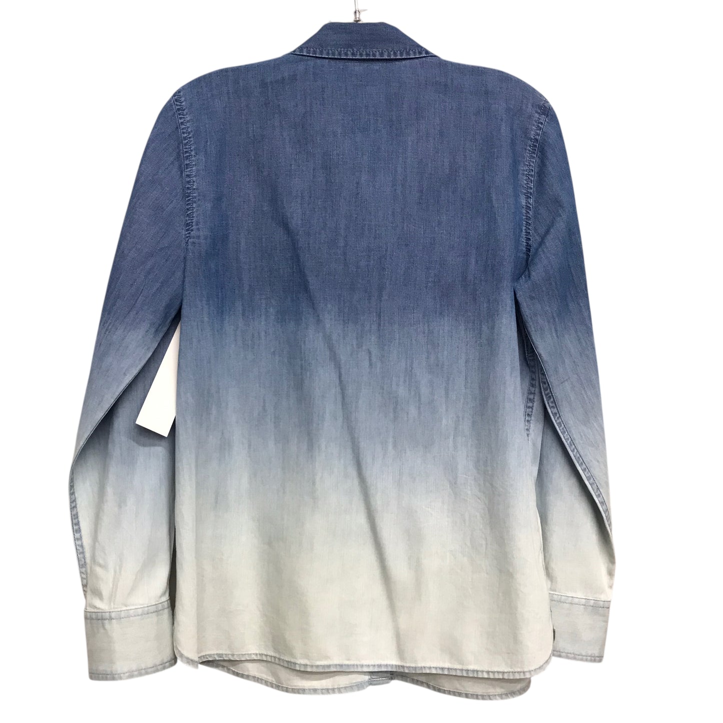 Top Ls By Talbots In Blue Denim, Size:Mp