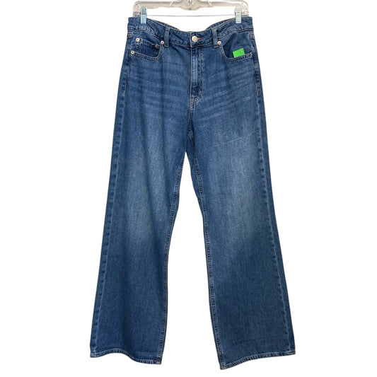 Jeans Wide Leg By Aeropostale In Blue Denim, Size:10