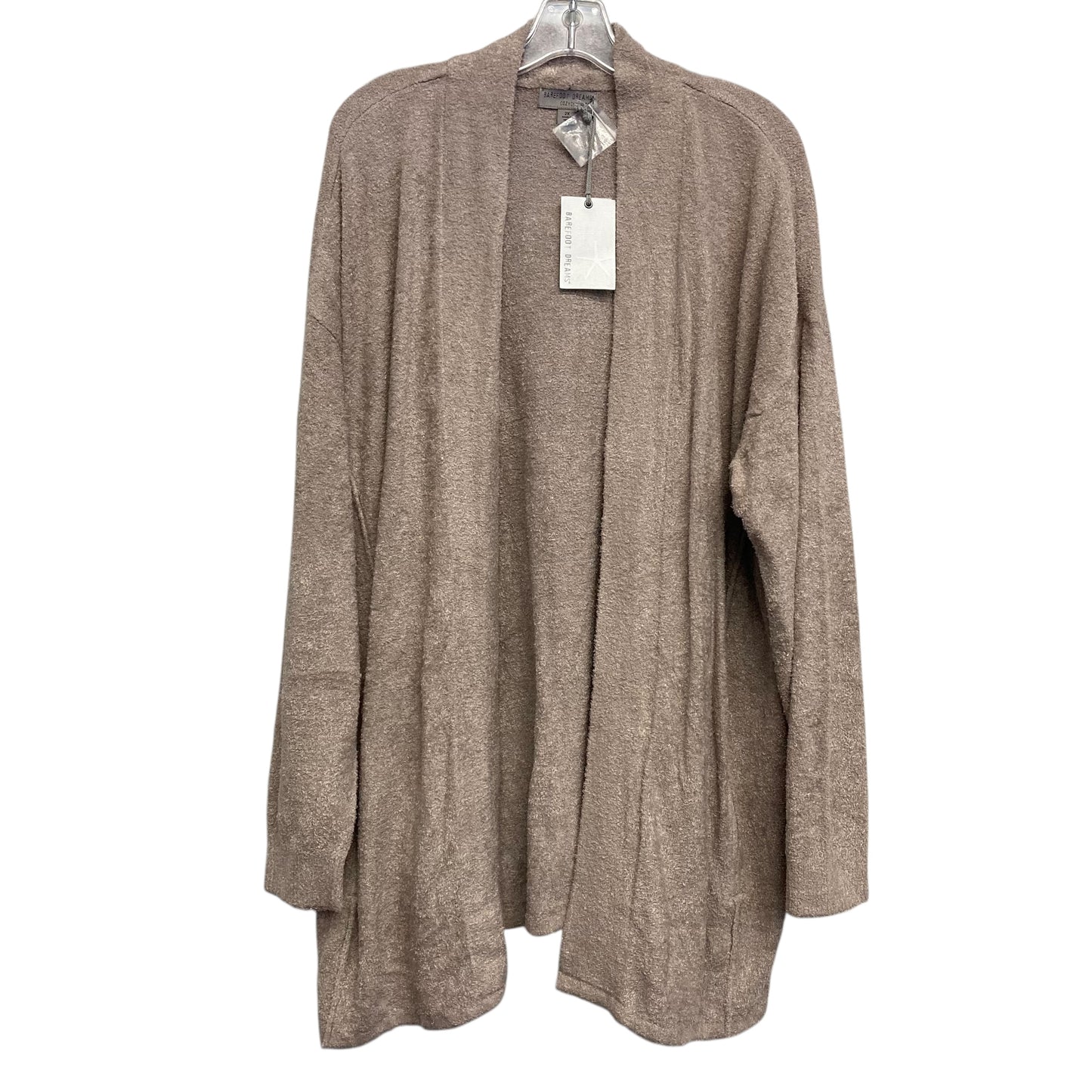 Cardigan By Barefoot Dreams In Beige, Size:2X
