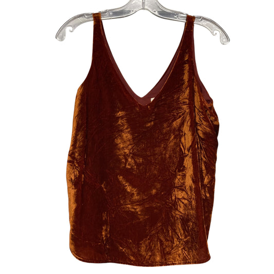 Top Sleeveless By Loft In Bronze, Size:Xs