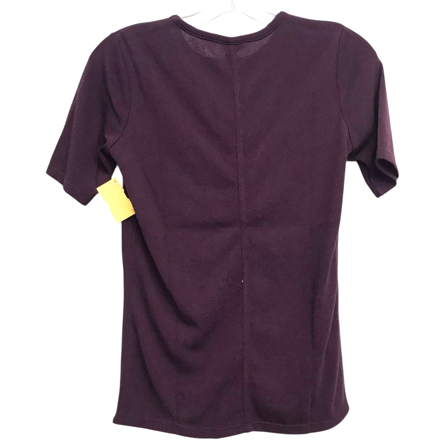 Top Ss Basic By Ann Taylor In Maroon, Size:Xs
