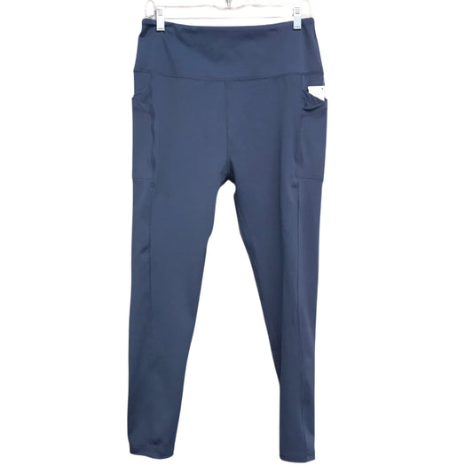 Athletic Leggings By Leg3nd In Blue, Size:Xl