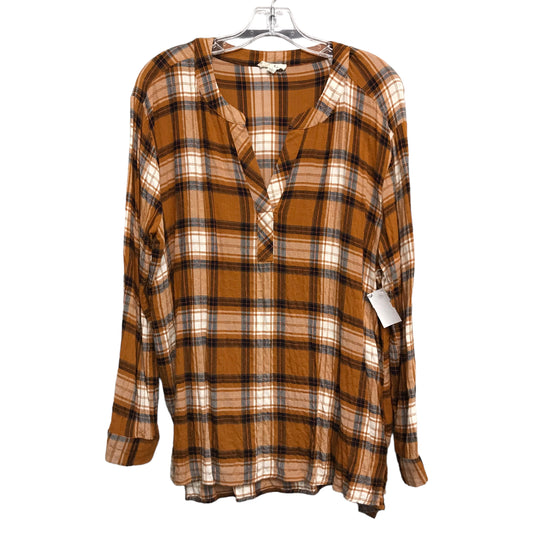 Top Ls By Jane And Delancey In Plaid Pattern, Size:L