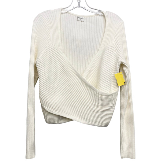 Top Ls By Abercrombie And Fitch In Cream, Size:Xl
