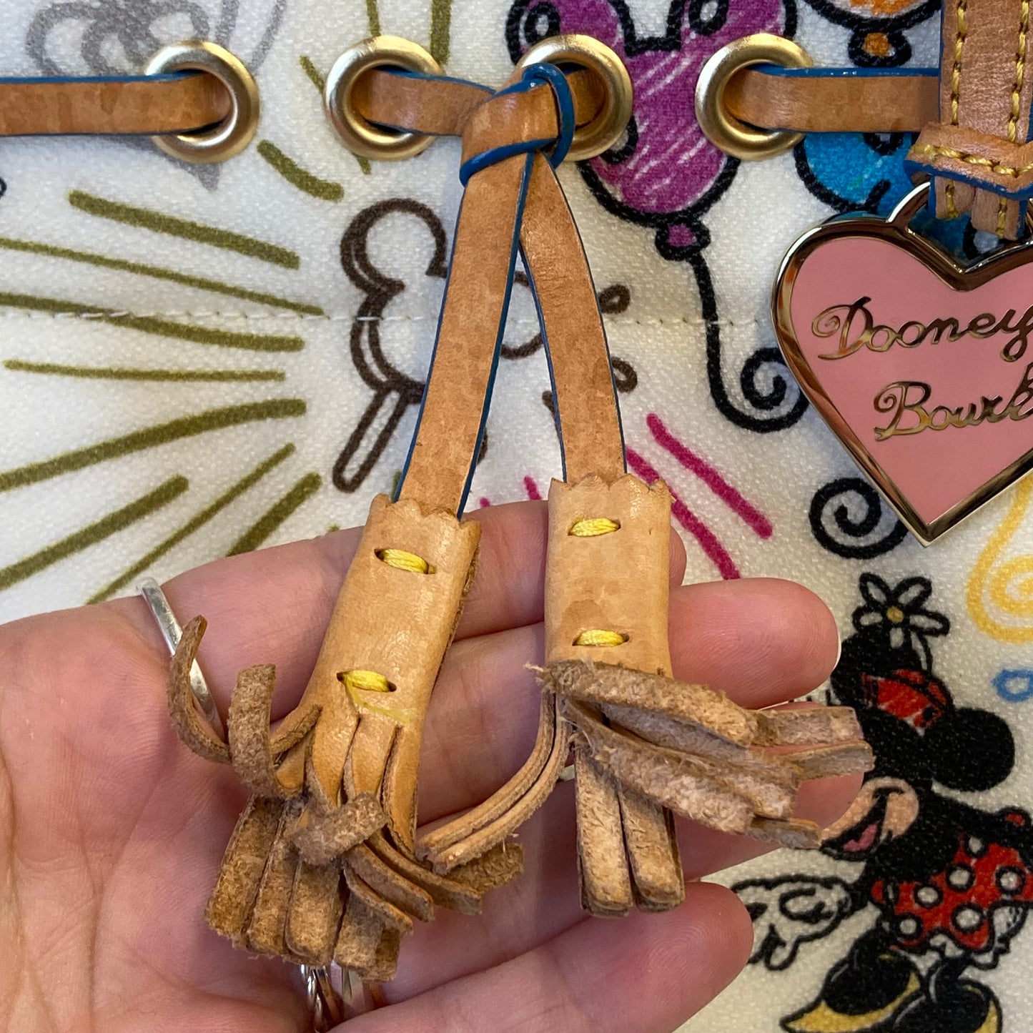 Handbag Designer By Dooney And Bourke In Multi, Size:Medium