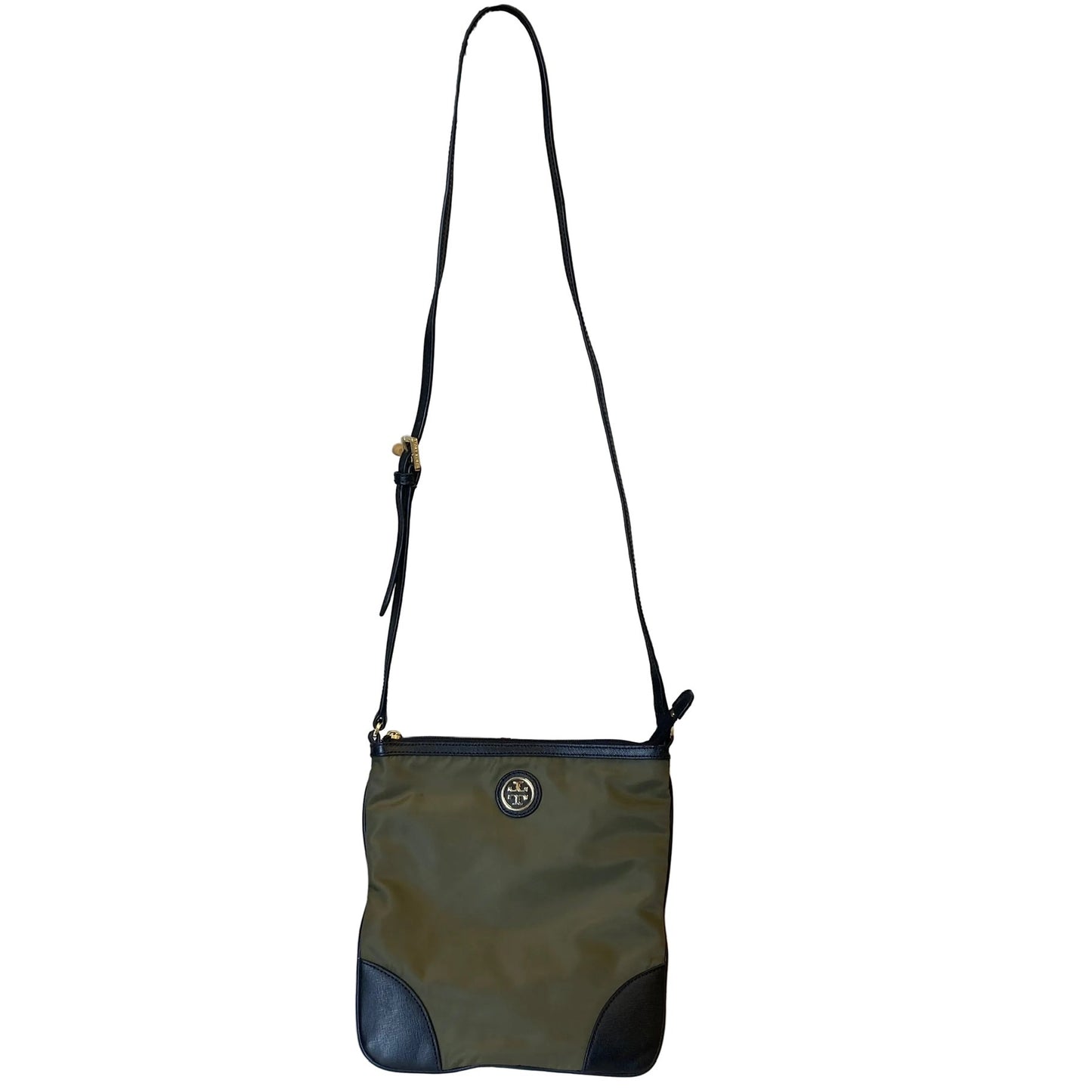 Handbag Designer By Tory Burch In Green, Size:Medium