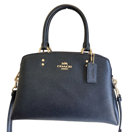 Handbag Designer By Coach In Black, Size:Medium