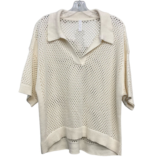 Top Ss By Stylus In Cream, Size:Xl