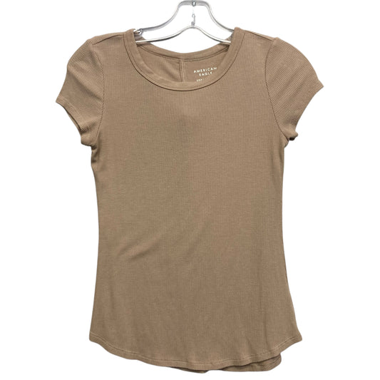 Top Ss Basic By American Eagle In Brown, Size:Xs