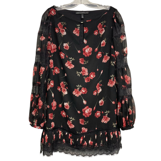 Dress Party Short By White House Black Market In Floral Print, Size:Xs