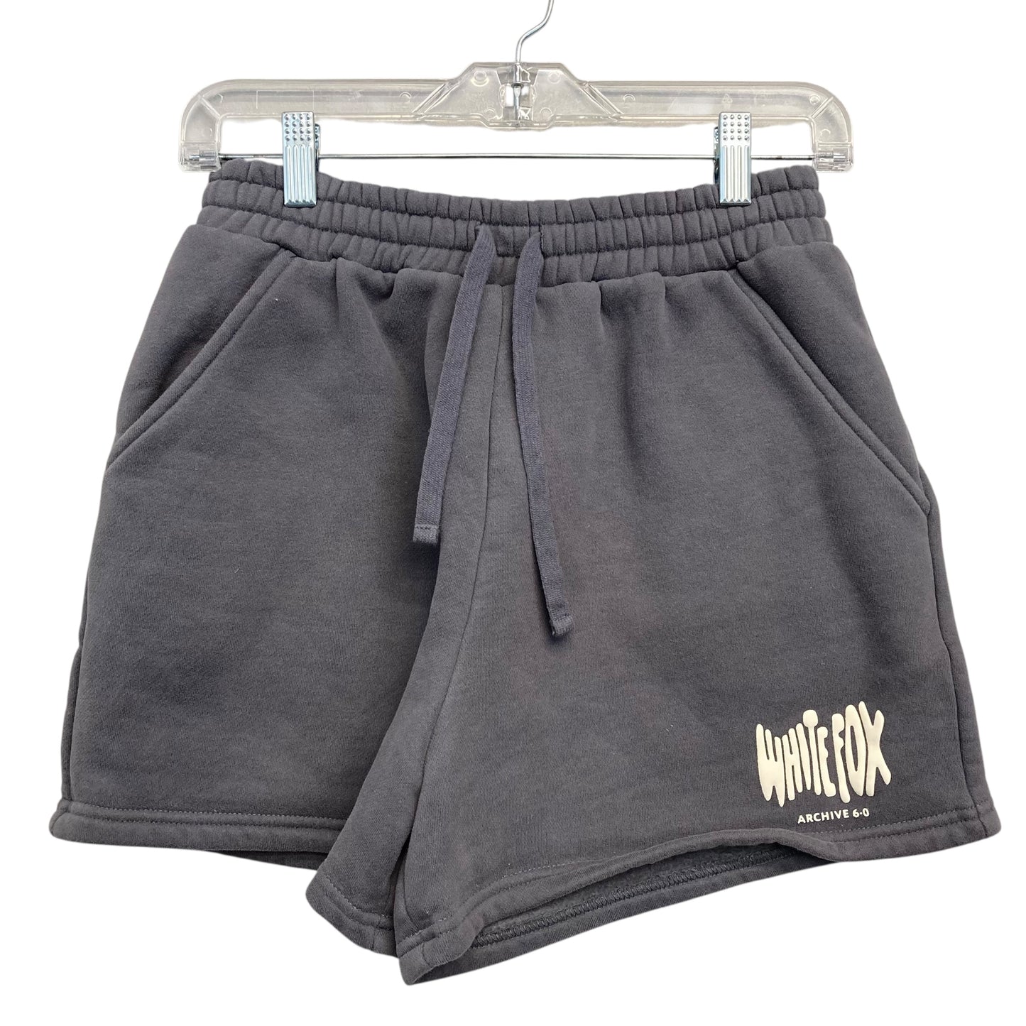 Athletic Shorts By White Fox In Grey, Size:S