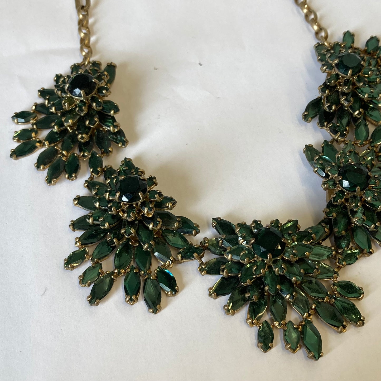 Necklace Statement By J. Crew In Gold & Green