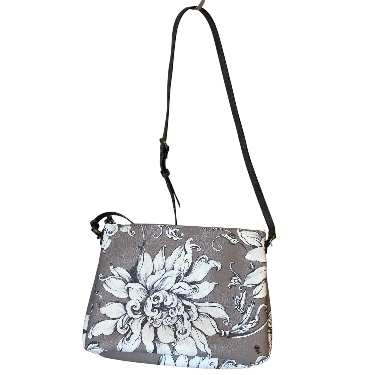 Crossbody By Elliot Lucca In Grey & White, Size:Medium