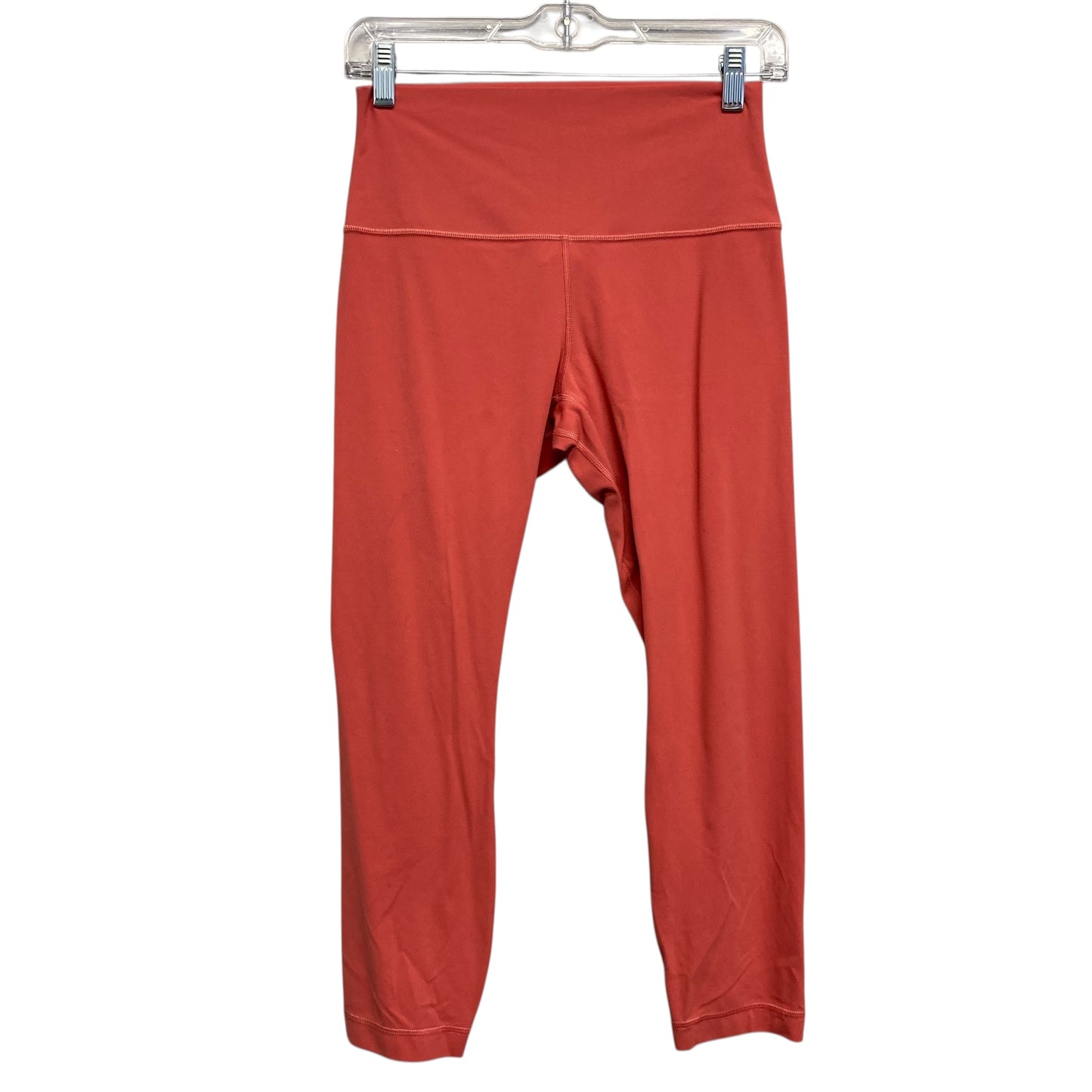 Athletic Leggings By Lululemon In Coral, Size:M