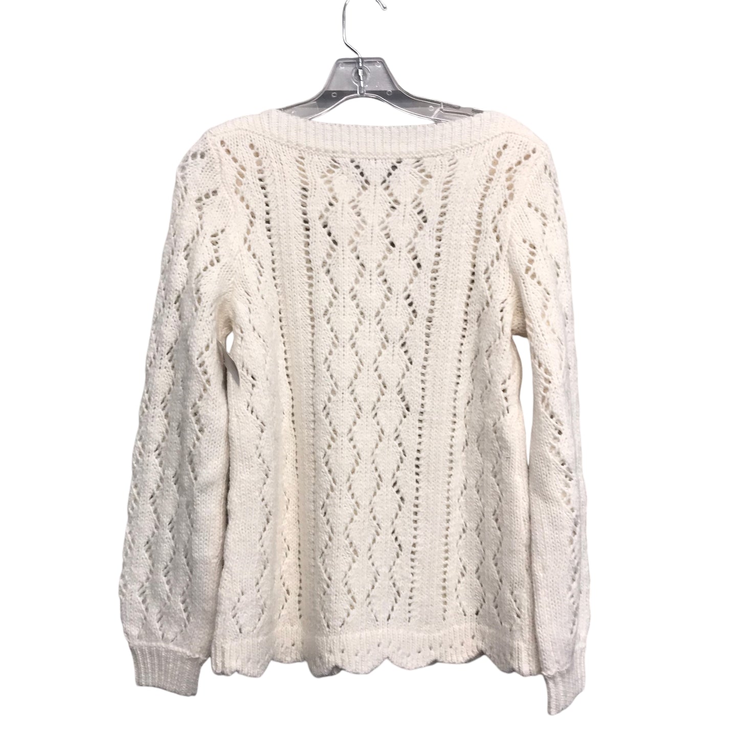 Sweater By Loft In White, Size:Xs