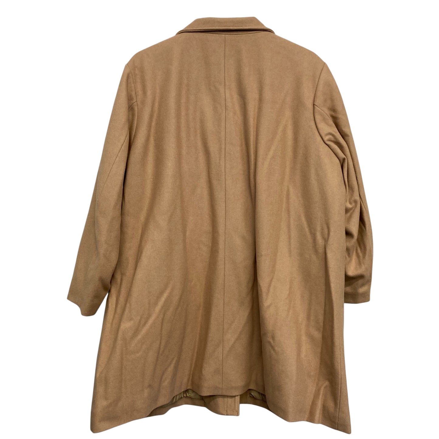 Coat Other By Lands End In Tan, Size:3X