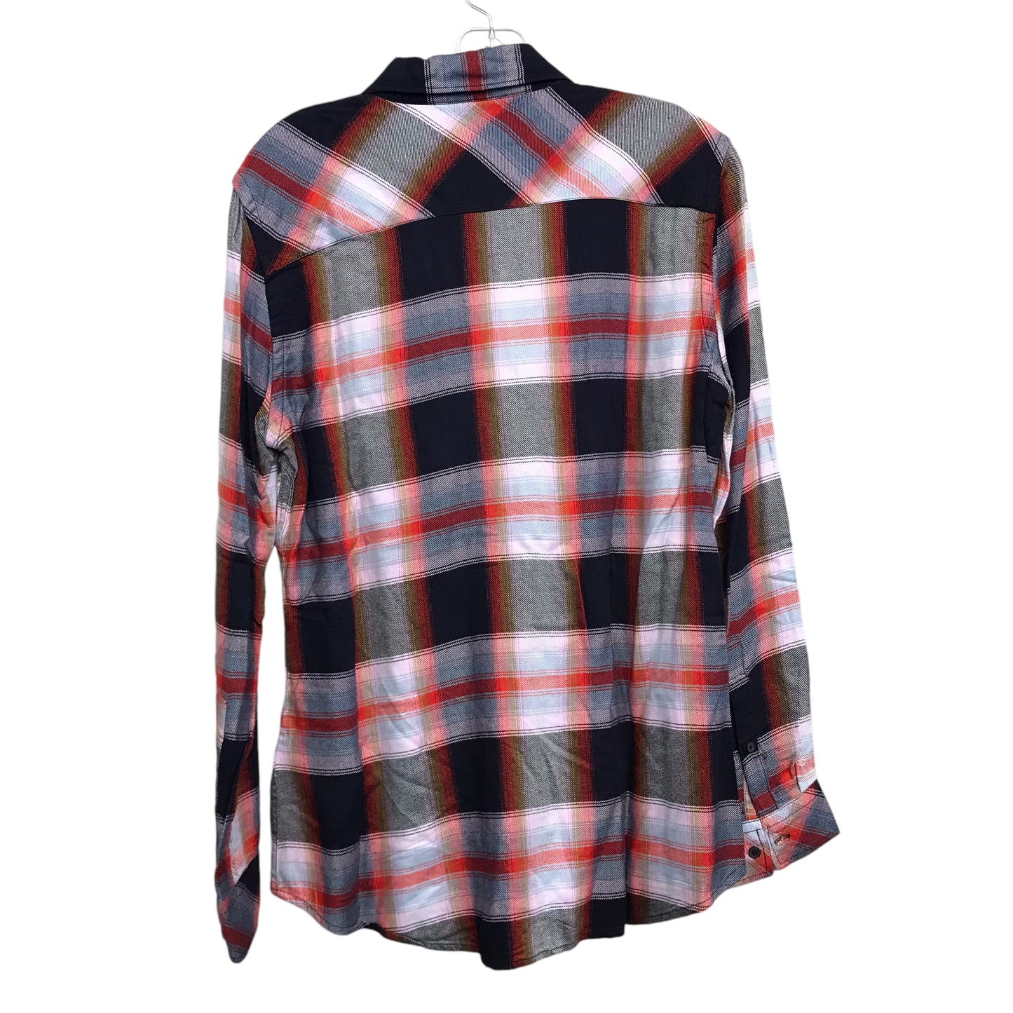 Top Ls By Gap In Plaid Pattern, Size:M