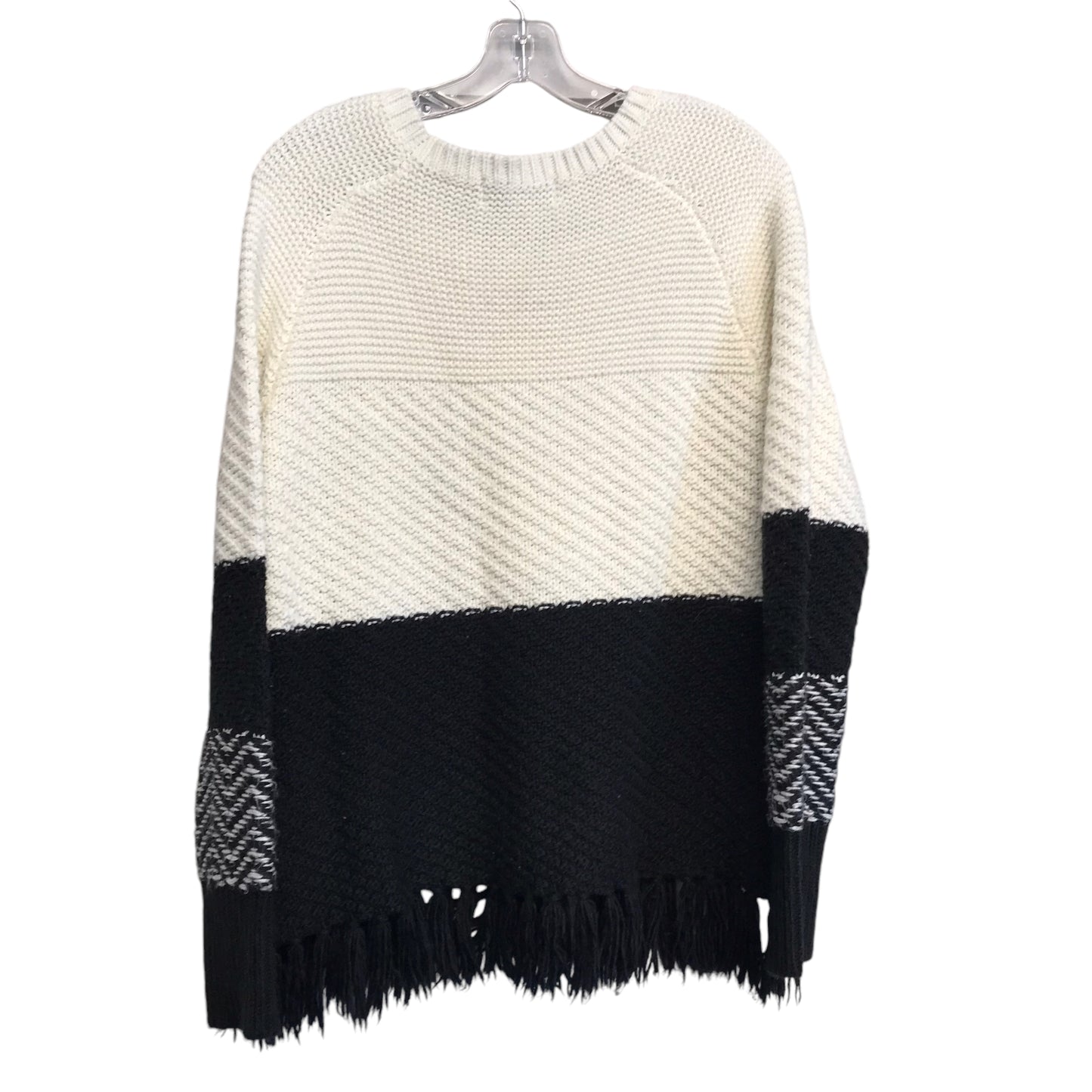 Sweater By John + Jenn In Black & Cream, Size:M