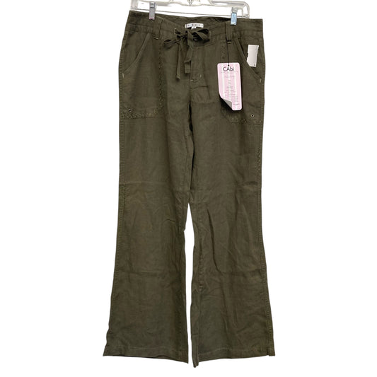 Pants Wide Leg By Cabi In Green, Size:8