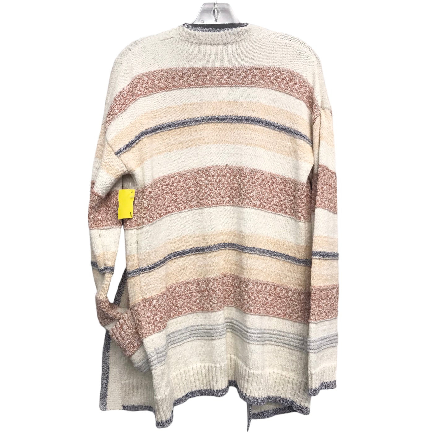 Sweater Cardigan By Hem & Thread In Striped Pattern, Size:S