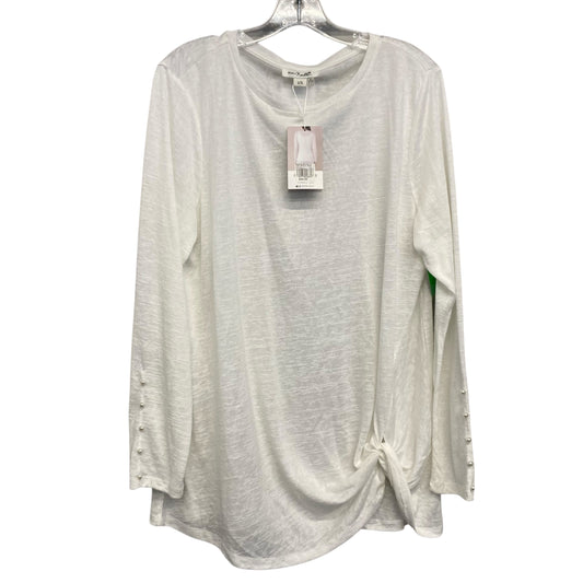 Top Ls By Simply Noelle In White, Size:L