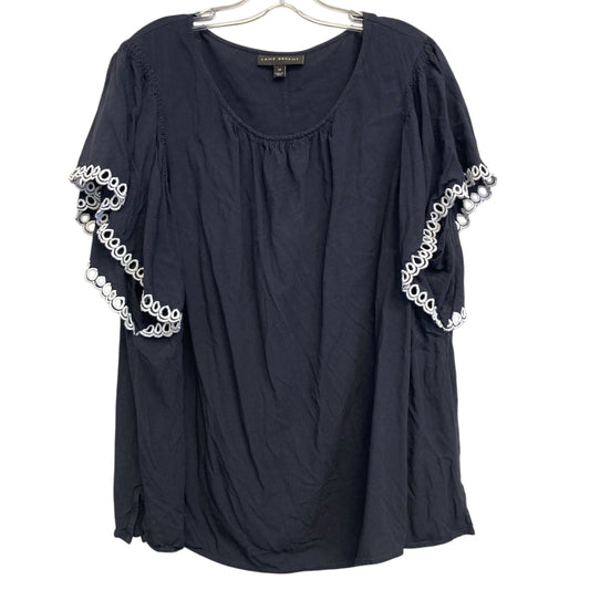 Top Ss By Lane Bryant In Black, Size:2X