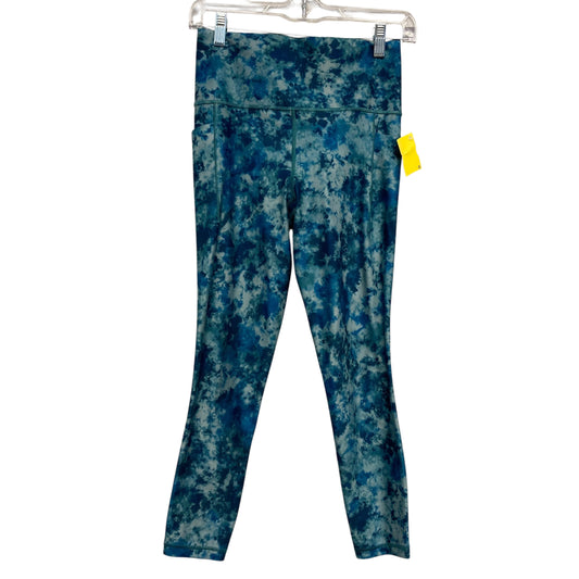 Athletic Leggings By Athleta In Tie Dye Print, Size:S