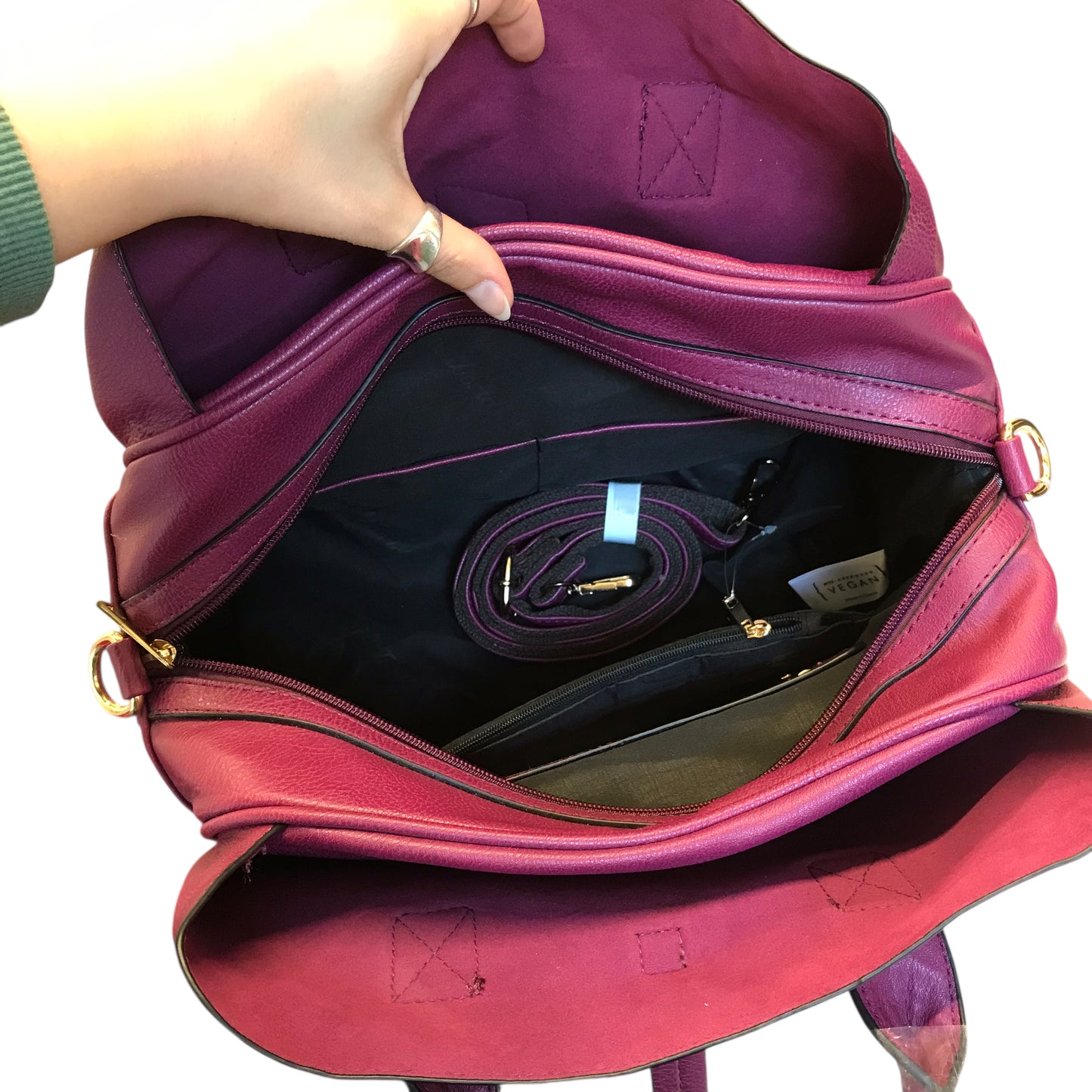 Handbag By Mellow World In Purple, Size:Large