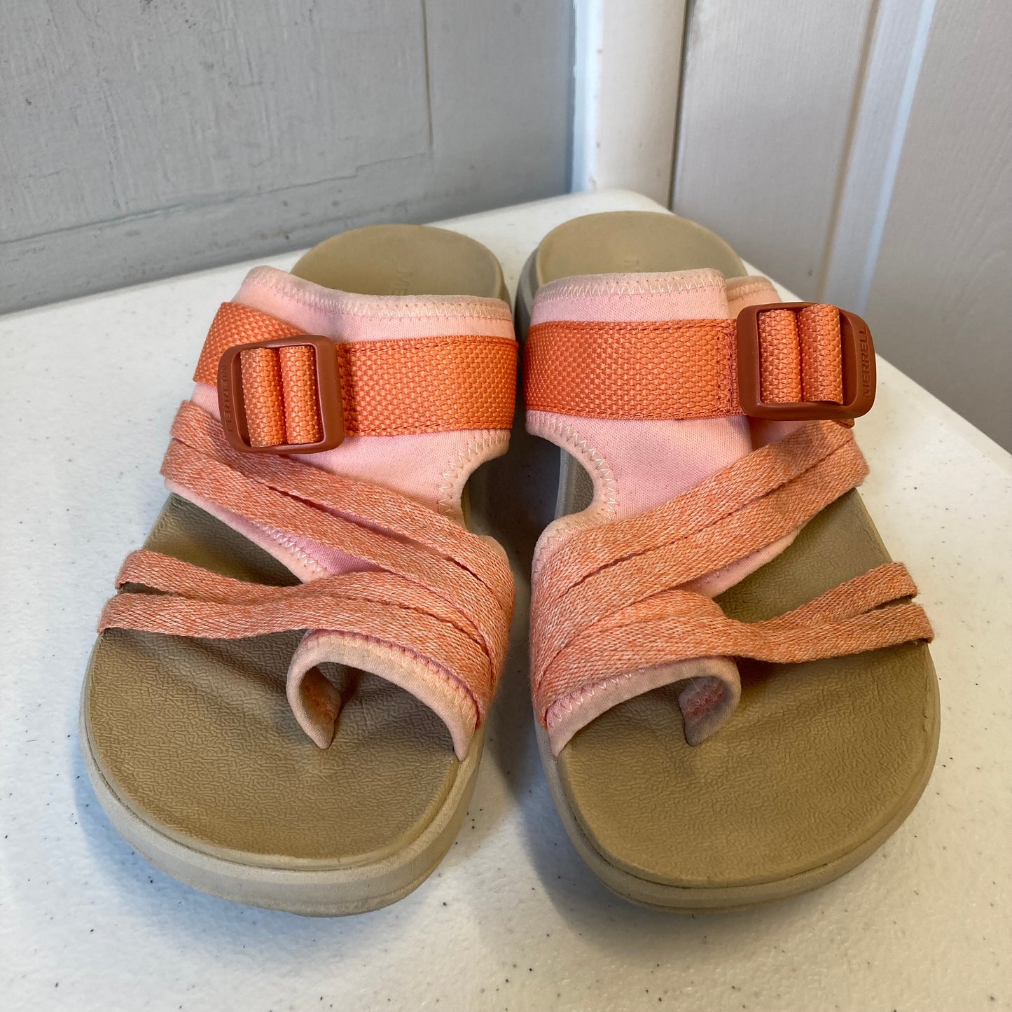 Sandals Sport By Merrell In Orange, Size:9