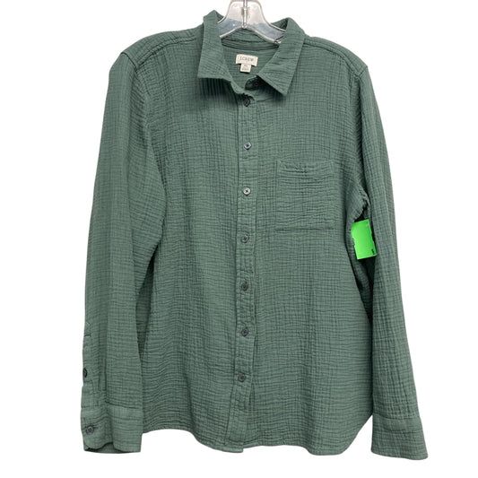 Top Ls Basic By J. Crew In Green, Size:Xl