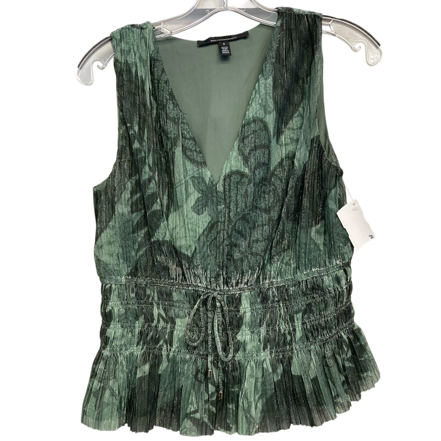 Top Sleeveless By White House Black Market In Green, Size:S