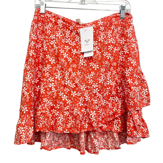 Skirt Mini & Short By Roxy In Red & White, Size:12